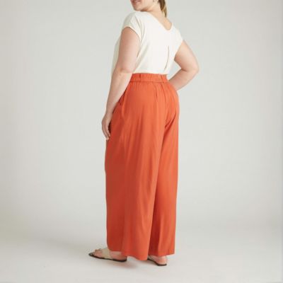 Plus Size Palais Cooling Cupro Wide Leg Pant