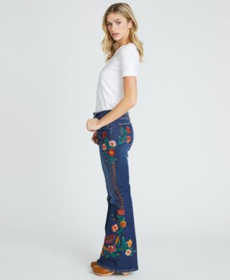 Women's Farrah X Hazel Hallucination Embroidered Jeans