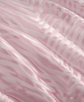 Sparkle Zebra Jacquard 3-Pc. Comforter Set, King