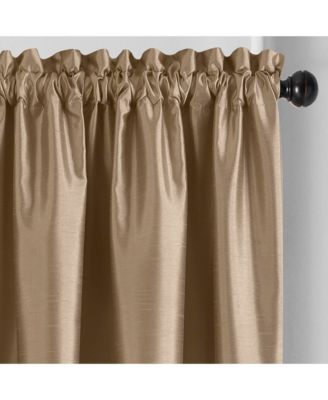 Colette Faux Silk Blackout Window Curtain