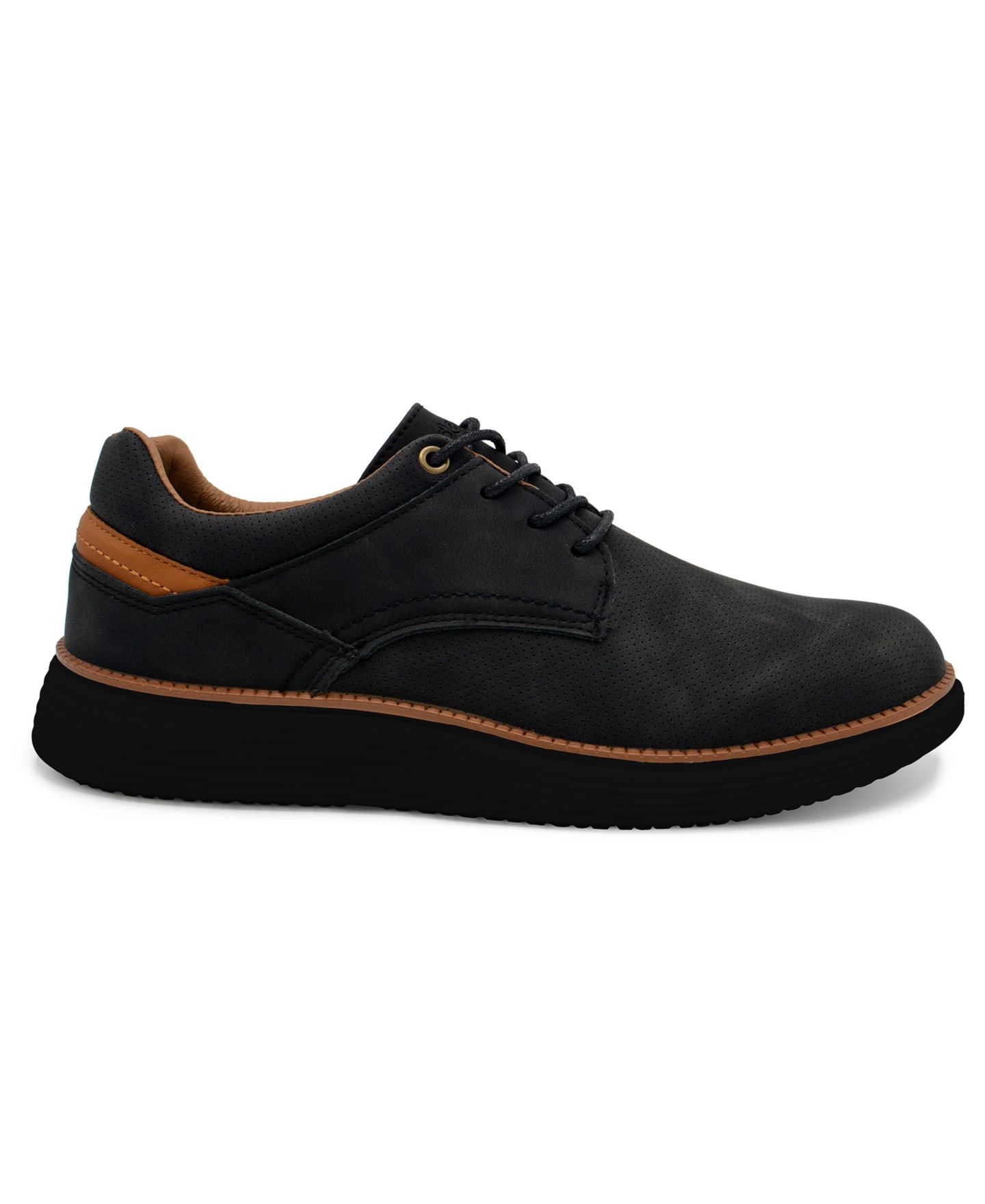 Мужские кроссовки Akademiks Dayton Oxford Dress Casual, цвет: Чёрный — фото 5