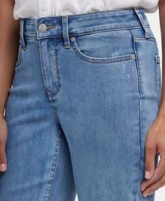 Petite  Marilyn Straight Ankle Jeans