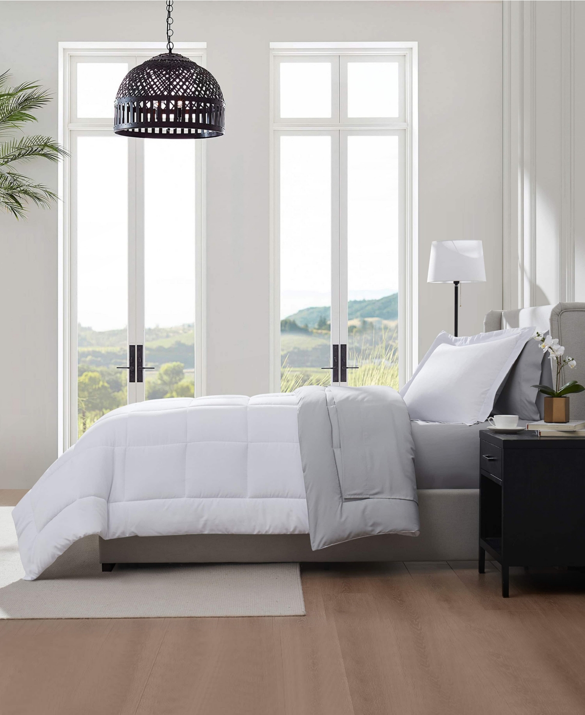 Nestl Luxury Soft Reversible 5-pc. Comforter Set, Twin Xl In White