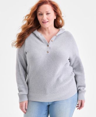 Plus Size Cotton Resort Hoodie