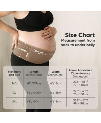 Maternity Belly Band for Pregnancy, Soft & Breathable Pregnancy Belly Support Belt