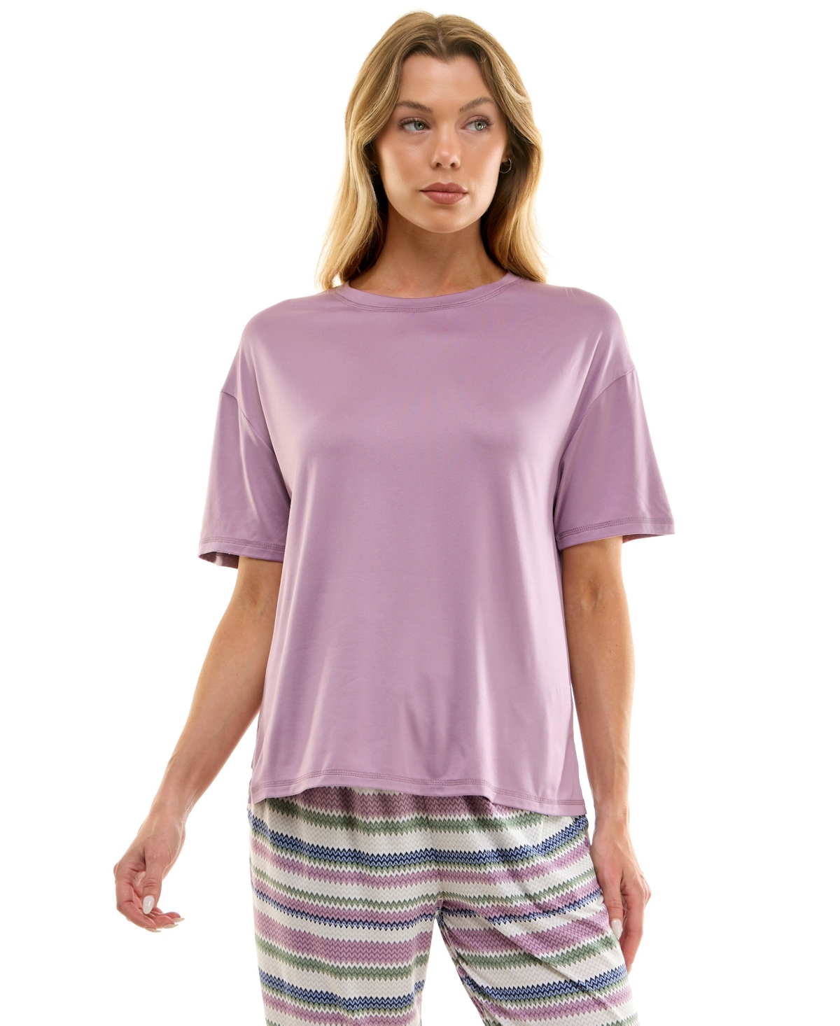 Roudelain Women's Drop Shoulder Crew Neck T-shirt In Multi