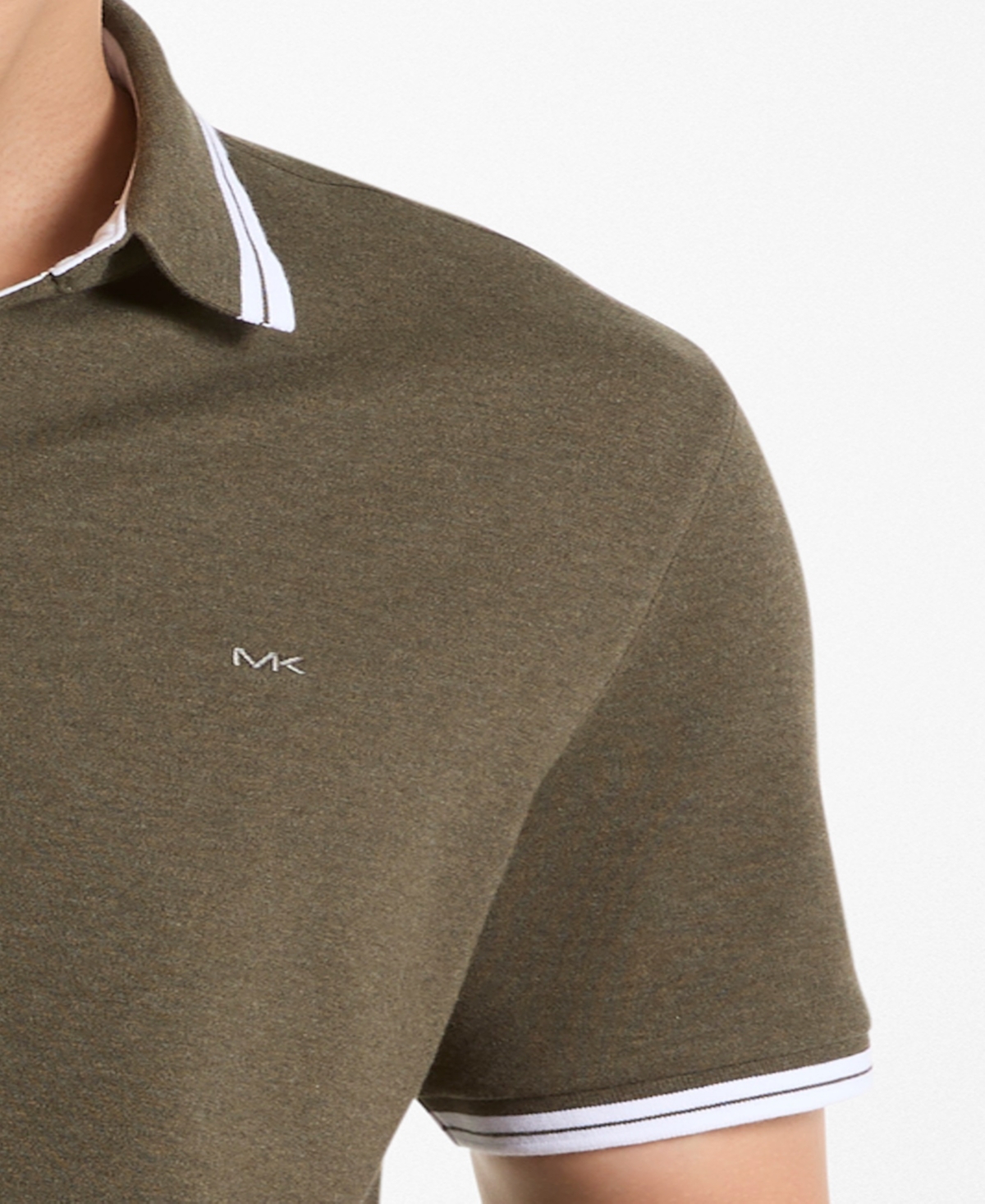 Michael Kors Men's Greenwich Polo Shirt In Green