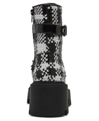 Women's Jonnie Embellished Combat Booties