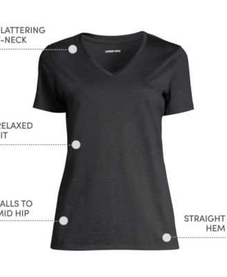 Women's Relaxed Supima Cotton V-Neck T-Shirt