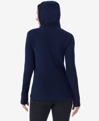 Women's Fleecewear Long Sleeve Half Zip Hoodie