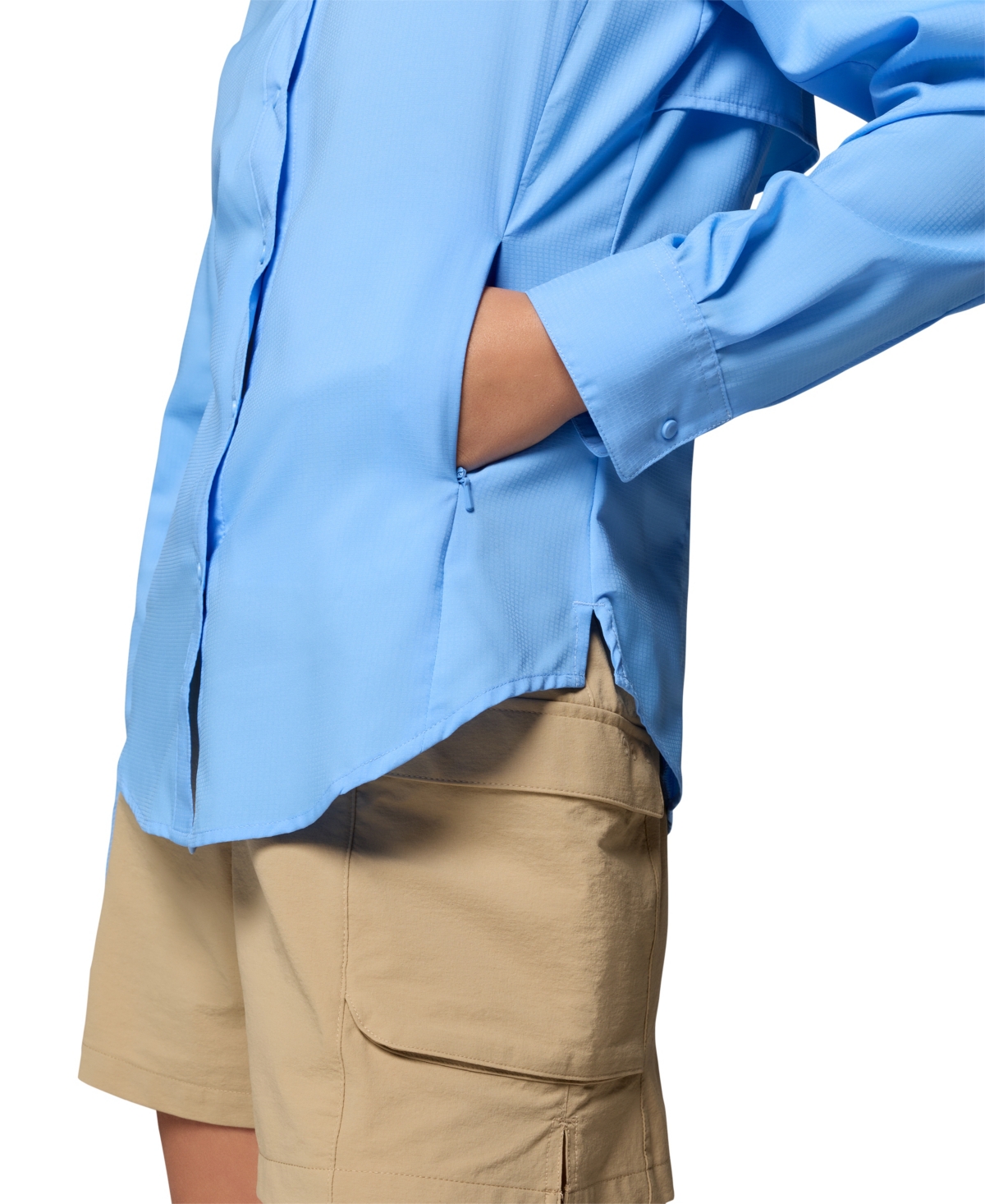 Columbia Women's Pfg Tamiami Ii Long-sleeved Shirt In Blue