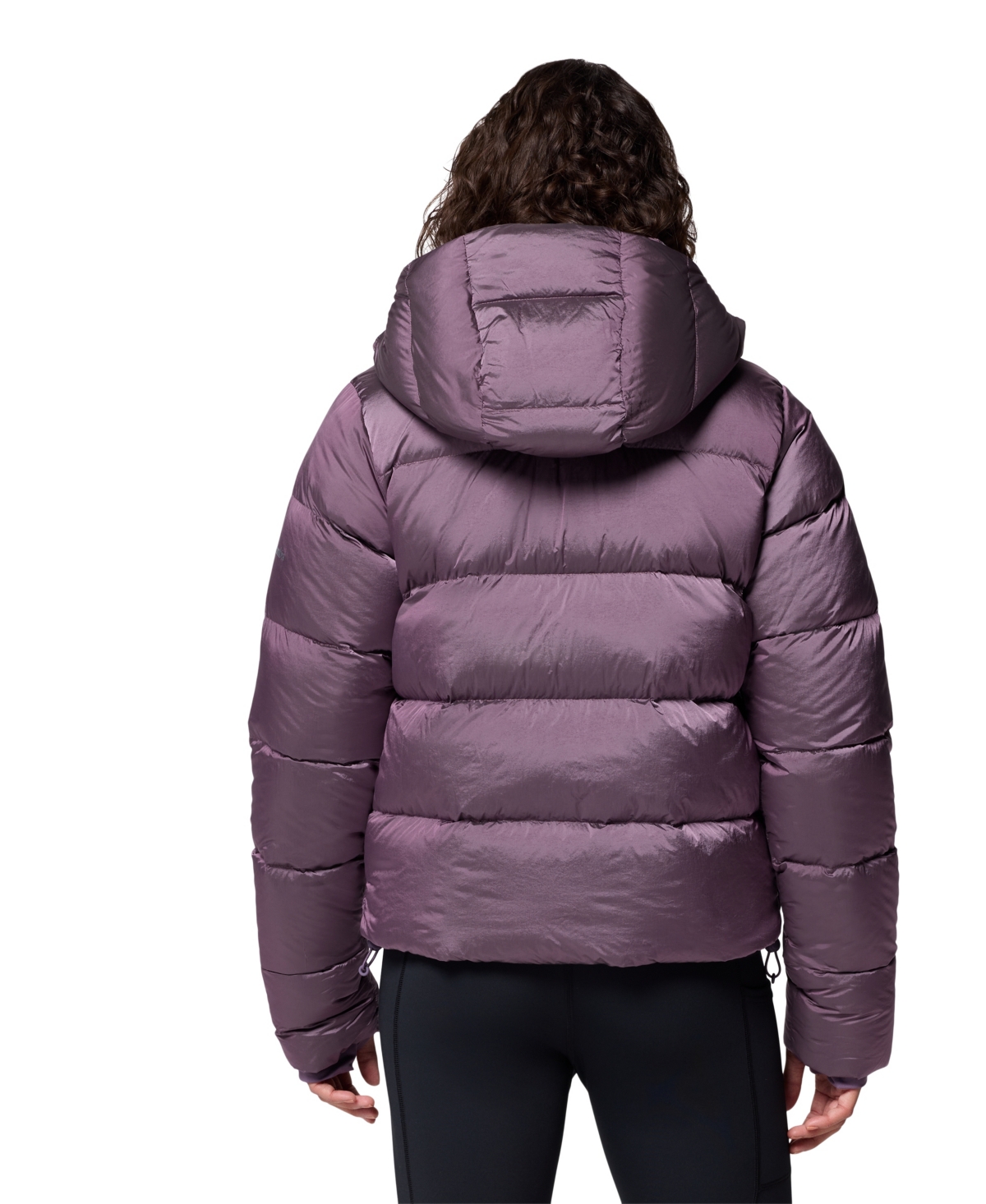 Columbia Women's Amaze Puffer Hooded Jacket In Purple