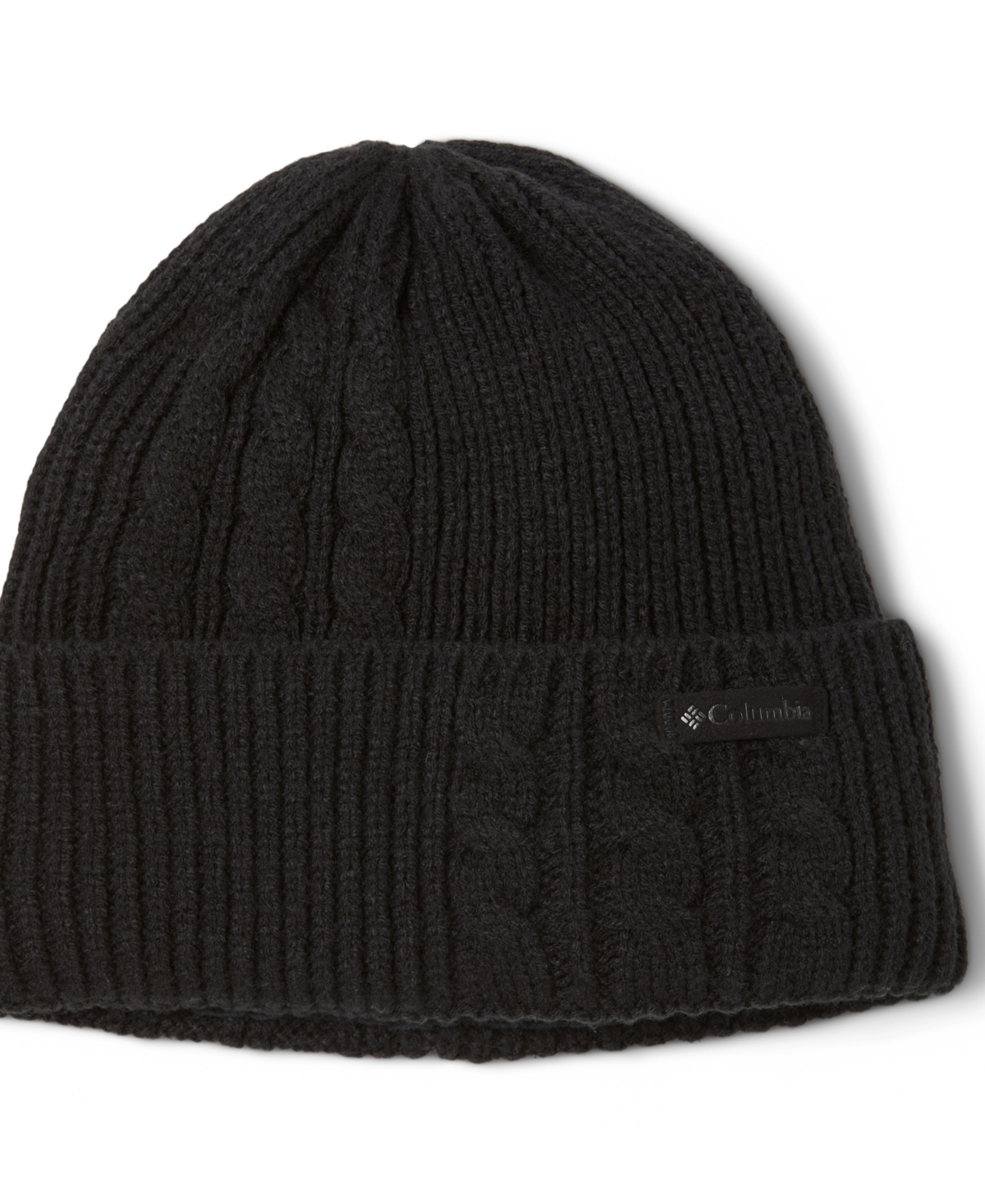 Columbia Women's Agate Pass Cable Beanie Hat In Black