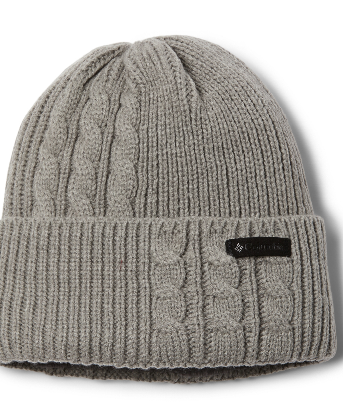 Columbia Women's Agate Pass Cable Beanie Hat In Gray