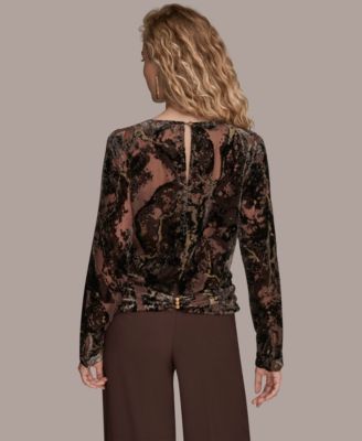 Women's Printed Long Sleeve Top