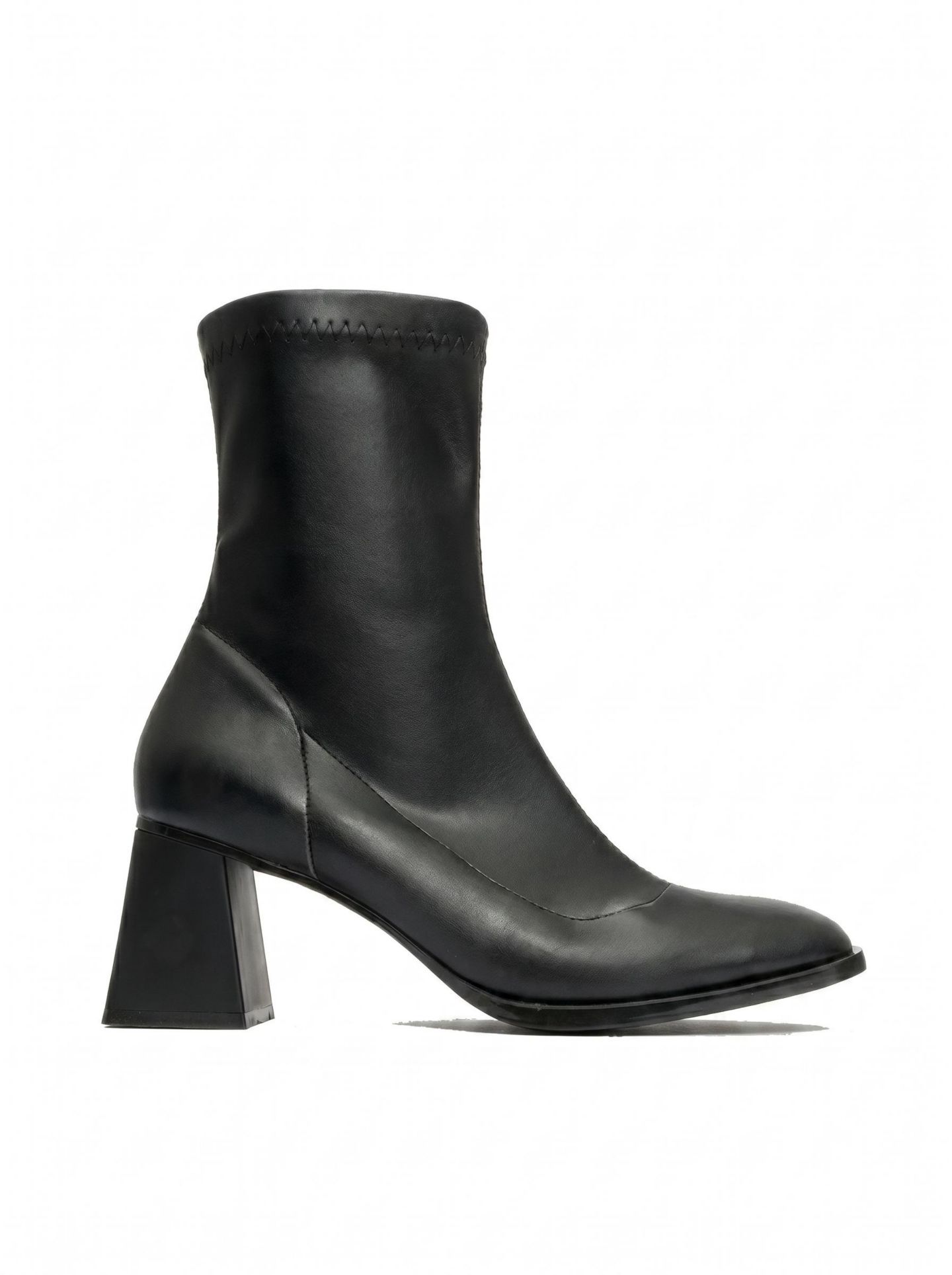 Женские ботинки Prologue Shoes Plesa Chunky Heel, цвет: Чёрная искусственная кожа — фото 2
