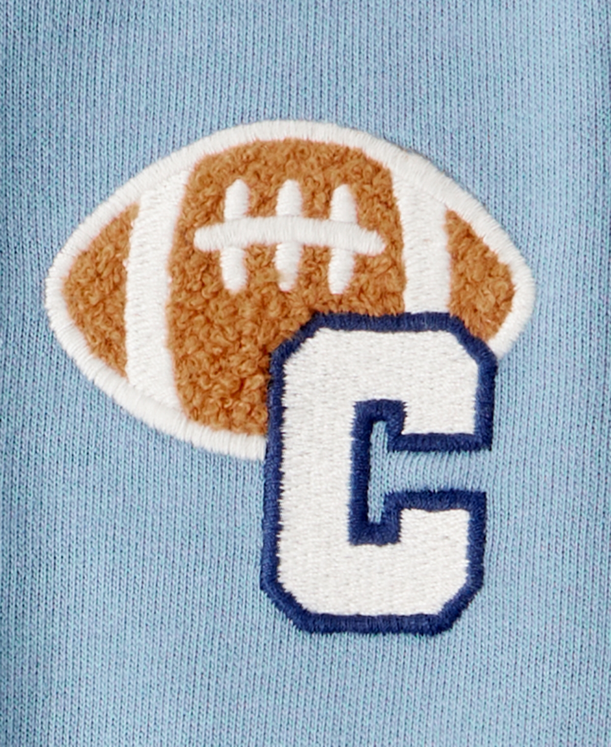 Carter's Baby Boys Varsity Style Jumpsuit In Blue