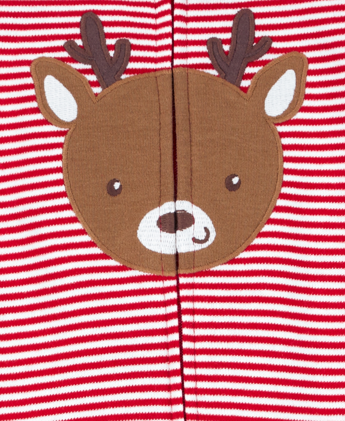 Carter's Baby Boys or Girls Reindeer Zip-Up Sleep and Play Pajamas