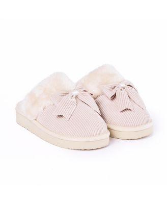 Women's Bow Scuff Slippers