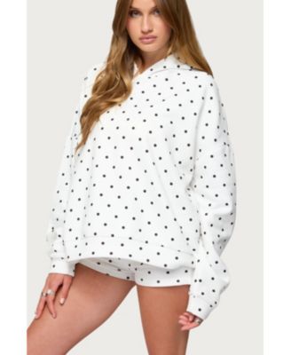 Women's Chelsie Polka Dot Hoodie