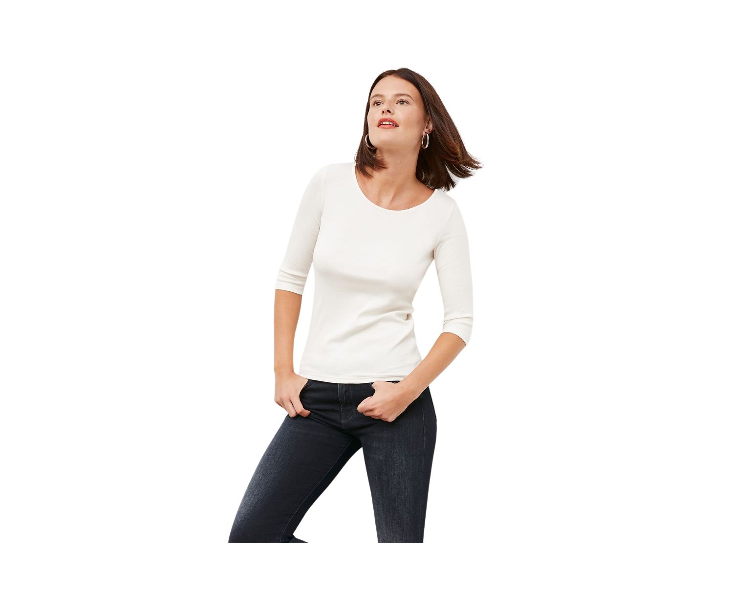 Women's Soyoung T-Shirt - Organic Ribbed Pima Cotton