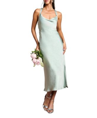 Women's Satin Bridesmaids Dress