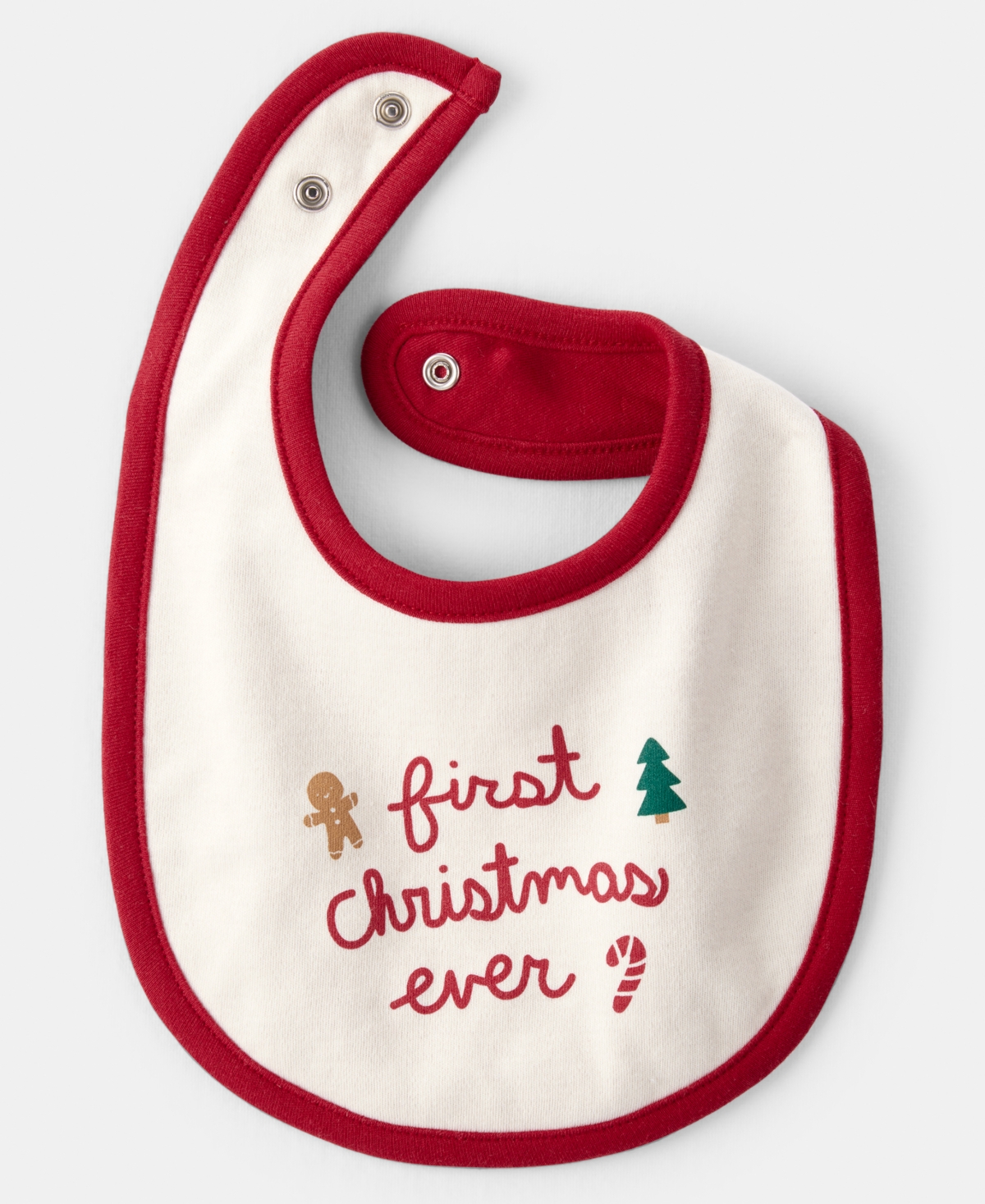 Carter's Baby Boys Or Baby Girls My First Christmas Ever Holiday Bib In Multi