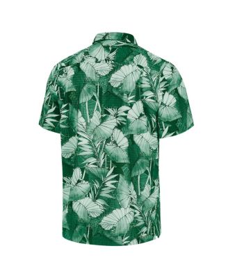 Men's Green Bay Packers Bahama Coast Nuevo Fronds Camp Button-Up Shirt