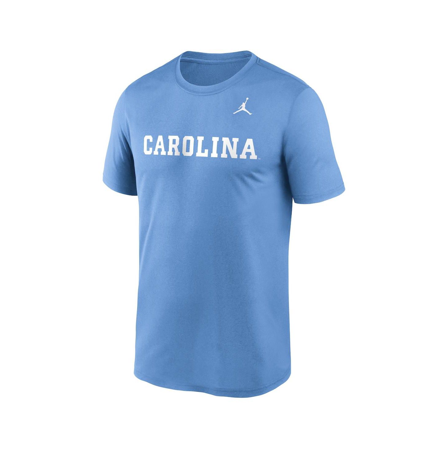Мужские футболки Jordan Carolina Blue North Carolina Tar Heels Primetime Legend Wordmark — фото 2