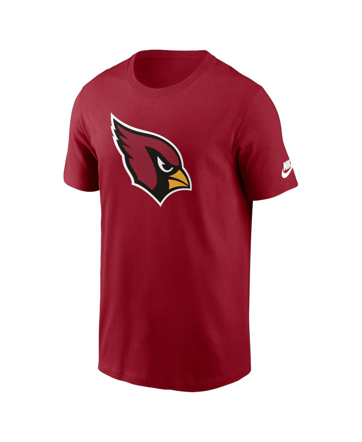 Nike Men's Big And Tall Cardinal Arizona Cardinals Logo Essential Legend Performance T-shirt In Red