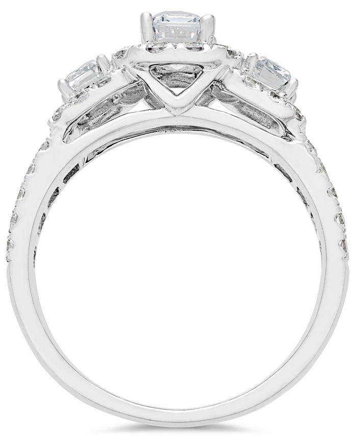 Macy's Diamond Engagement Ring (2 ct. t.w.) in 14k White, Yellow or ...
