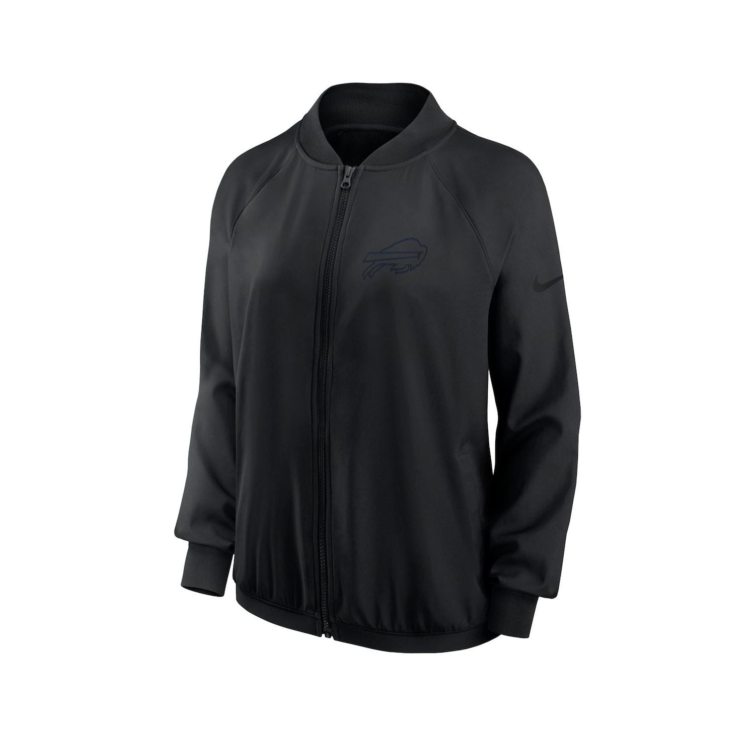 Women's Black Buffalo Bills Raglan Full-Zip Jacket