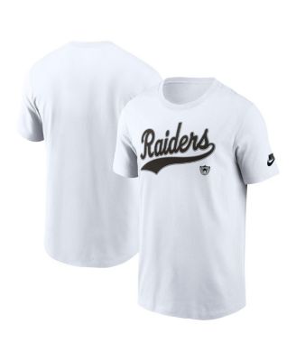 Nike - Men's White Las Vegas Raiders Rewind Essential T-Shirt