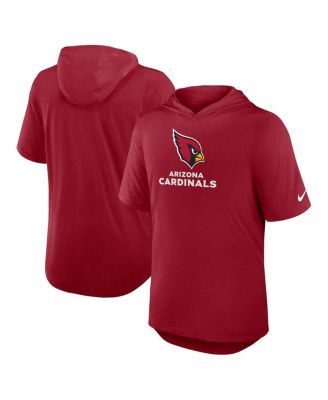 Nike - Men's Cardinal Arizona Cardinals Lockup Tri-Blend Hoodie T-Shirt