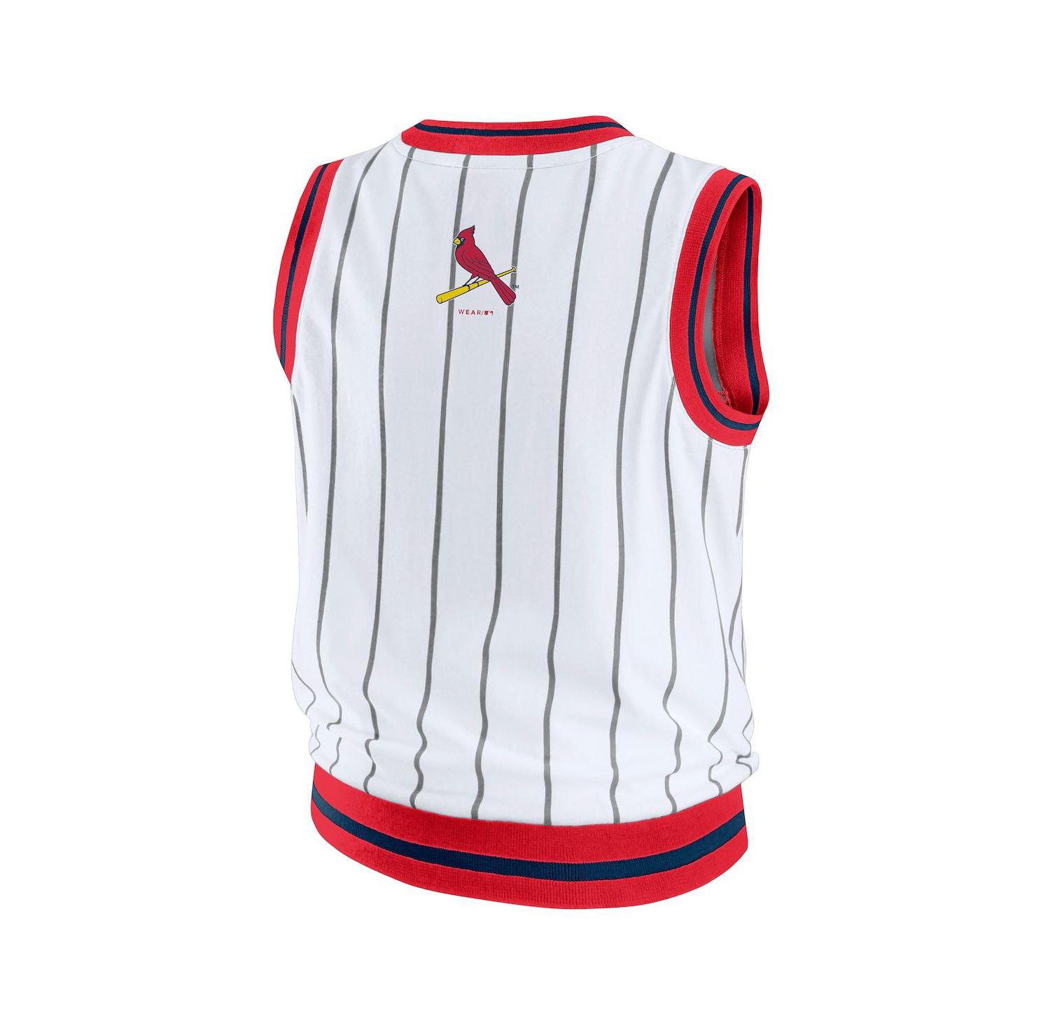 Women's White St. Louis Cardinals Sporty Tank Top