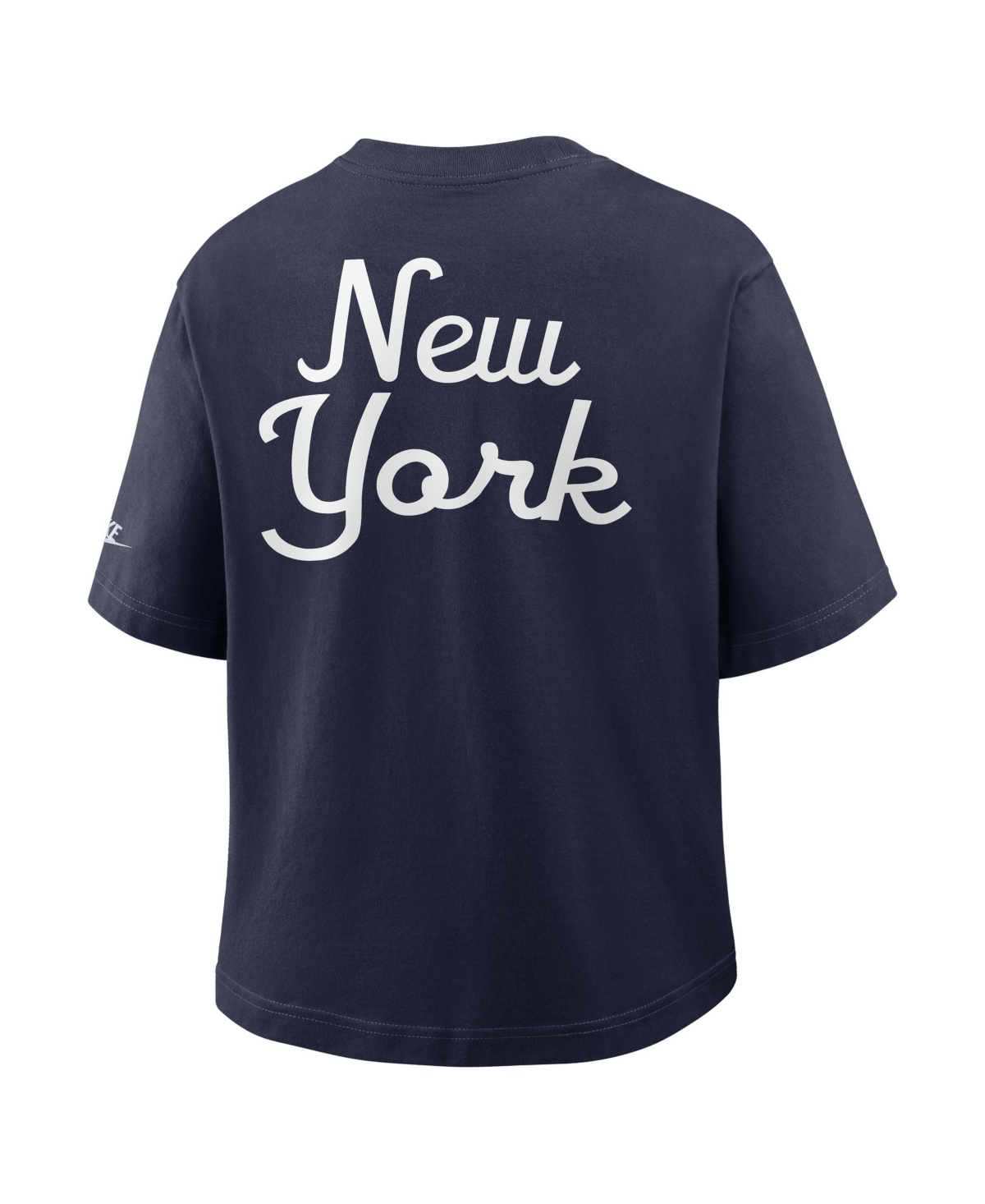Nike Royal New York Giants Rewind Pocket Boxy T-shirt In Blue