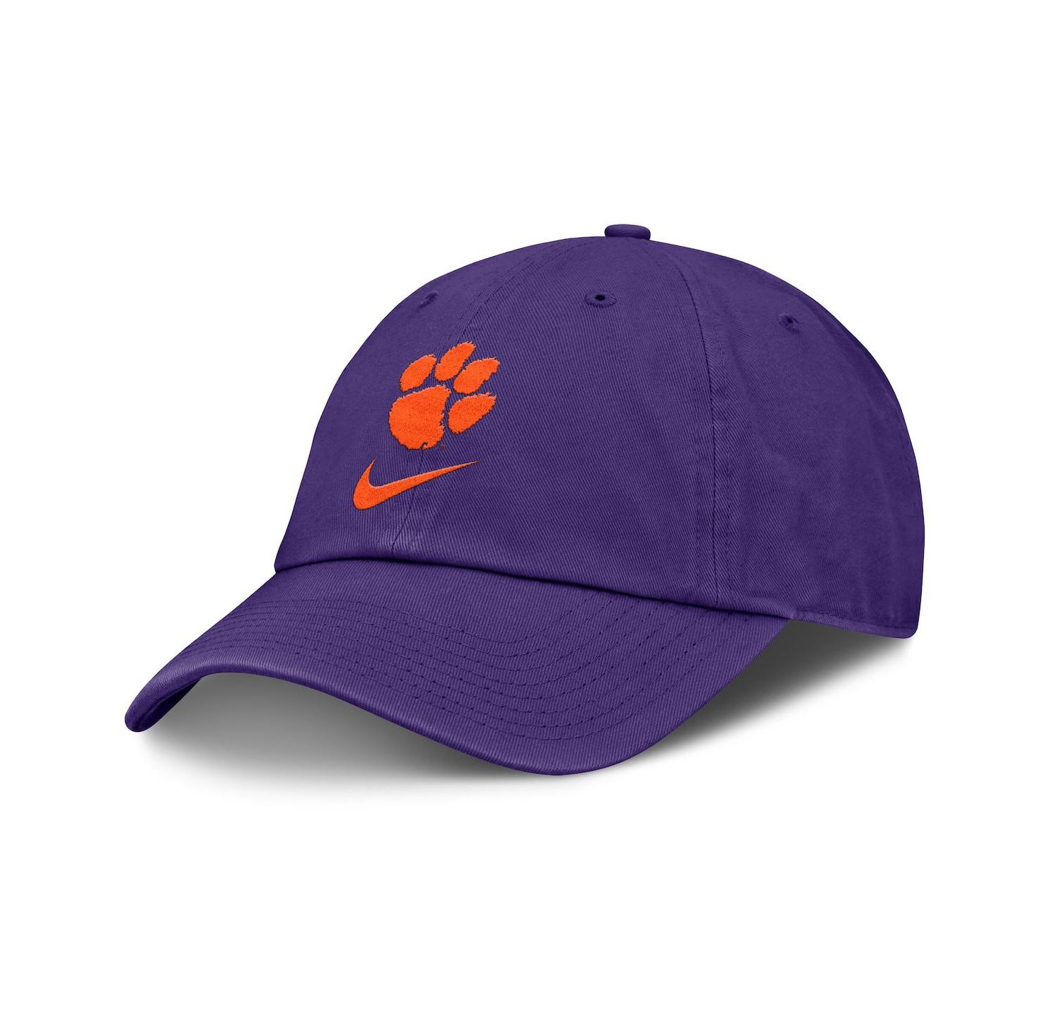 Men's Purple Clemson Tigers Primetime Club Adjustable Hat