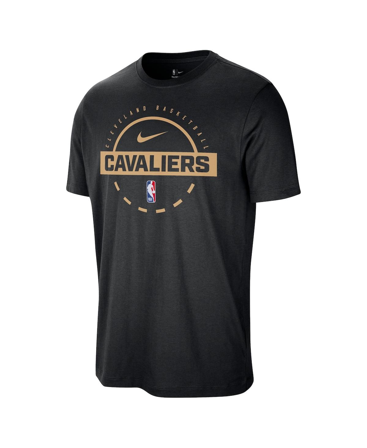 Nike Black Cleveland Cavaliers Authentic Practice T-shirt In Black
