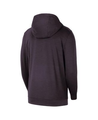 Men's Black New York Knicks Authentic Practice Yoga Restore Pullover Hoodie