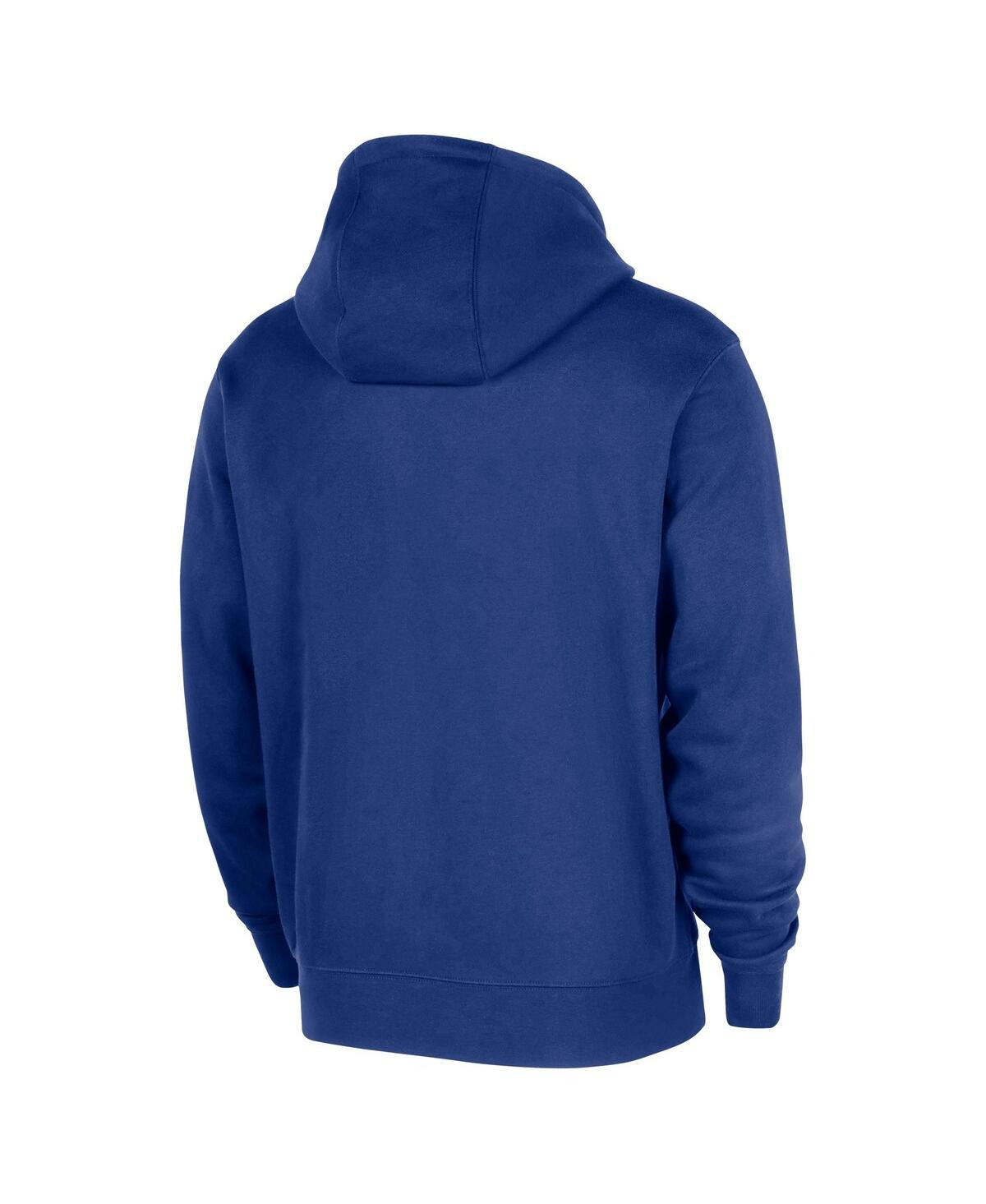 Nike Men's Royal Golden State Warriors 2025/26 Authentic Practice Club Pullover Hoodie In Blue