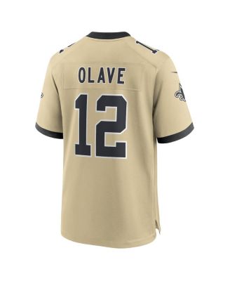 Men's Chris Olave Gold New Orleans Saints Gameday Golds Alternate Game Player Jersey