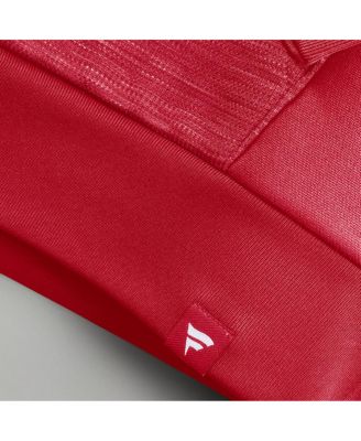 Men's Scarlet San Francisco 49ers Checkdown Pass Full-Zip Hoodie