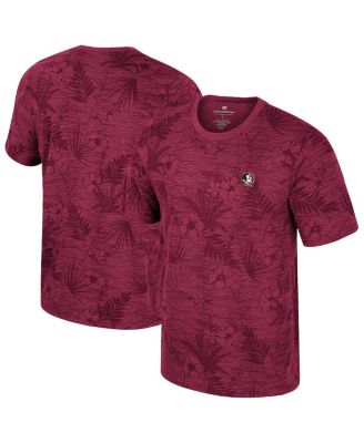 Colosseum - Men's Garnet Florida State Seminoles Floral Printed T-Shirt