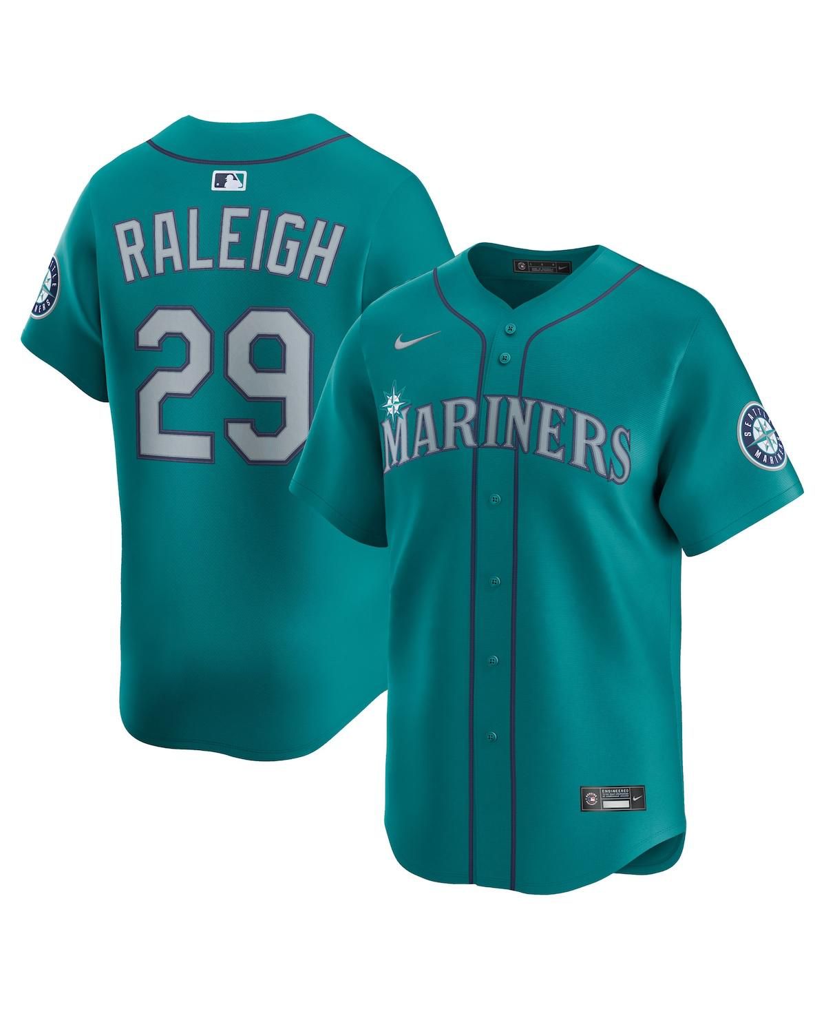 Мужская футболка Cal Raleigh Teal Seattle Mariners Alternate Limited