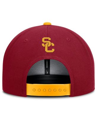 Men's Cardinal/Gold USC Trojans 2025 On-Field Patch Pro Dri-FIT Snapback Hat