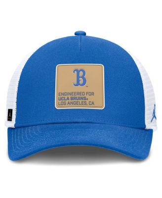 Men's Blue/White UCLA Bruins 2025 On-Field Rise Engineered Trucker Adjustable Hat
