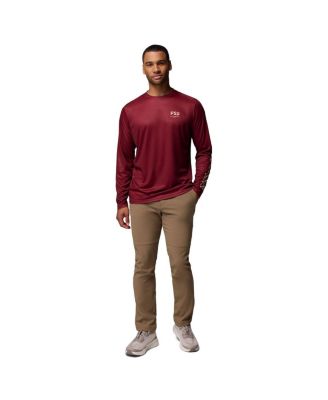 Men's Garnet Florida State Seminoles PHG Terminal Shot 3-Hit Long Sleeve T-Shirt