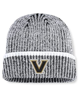 Fanatics - Men's Black/White Vanderbilt Commodores Haze Cuffed Knit Hat