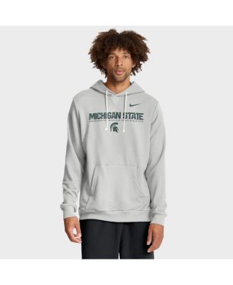 Nike - Men's Gray Michigan State Spartans 2025 Sideline Standard Issue Dri-FIT Hoodie