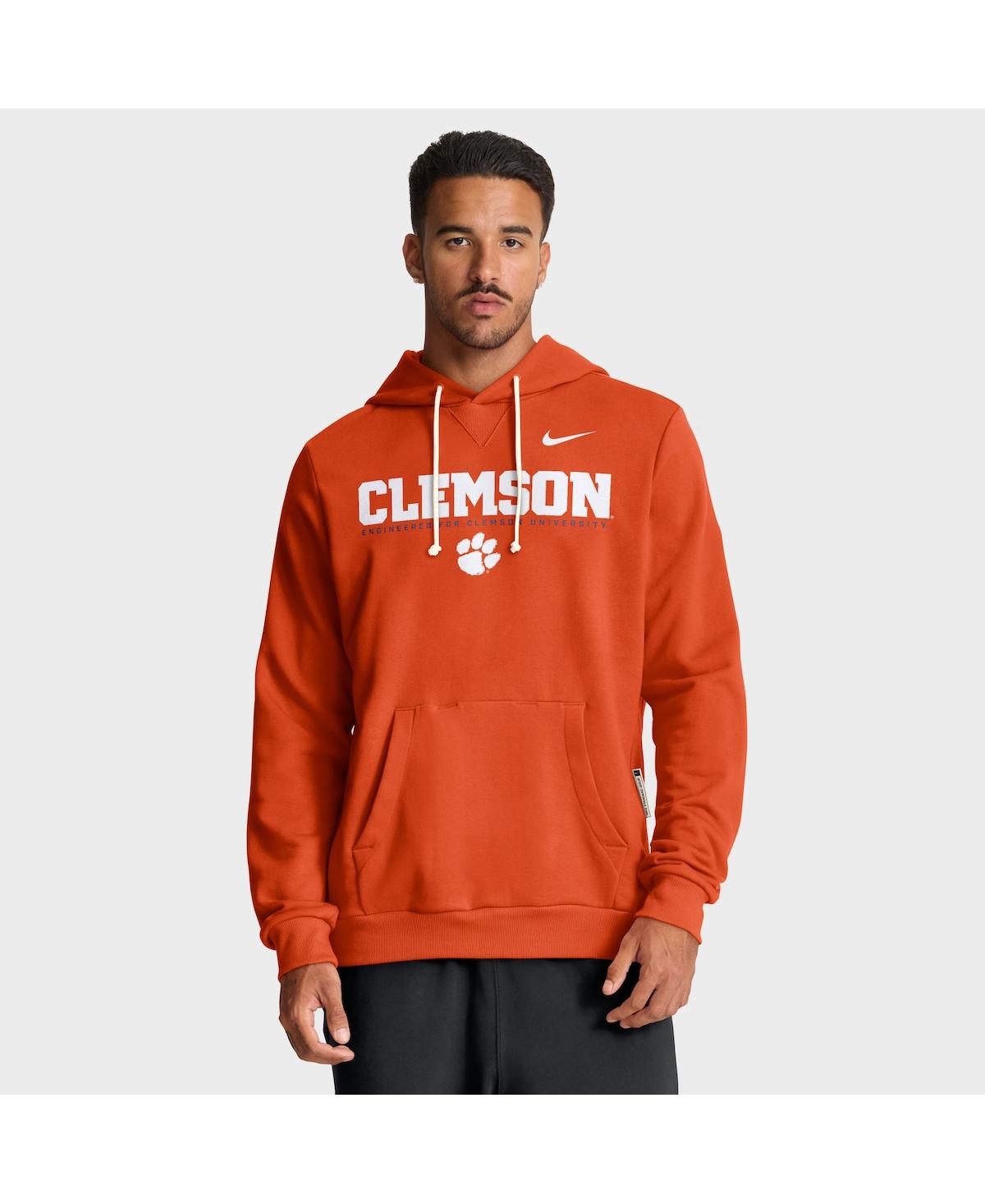 Nike Orange Clemson Tigers 2025 Sideline Standard Issue Dri-fit Hoodie In Orange